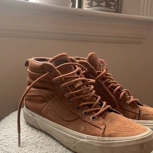 Camel Suede Vans